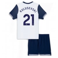 Camisa de time de futebol Tottenham Hotspur Dejan Kulusevski #21 Replicas 1º Equipamento Infantil 2024-25 Manga Curta (+ Calças curtas)